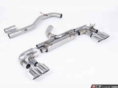 Milltek Sport Milltek Race Cat Back Exhaust - Polished Oval Tips