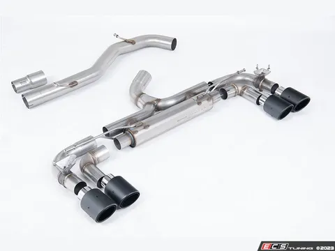 Milltek Sport Milltek Race Cat Back Exhaust - JET-100 Carbon Tips