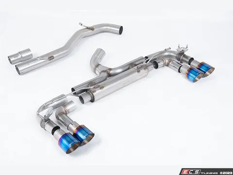 Milltek Sport Milltek Race Cat Back Exhaust - GT-100 Burnt / Blue Titanium Tips