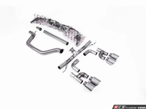 Milltek Sport Milltek Cat Back Exhaust System - Titanium GT-115 Tips