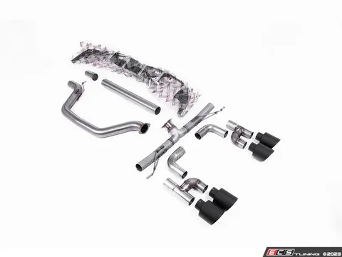 Milltek Sport Milltek Cat Back Exhaust System - Cerakote Black GT-115 Tips