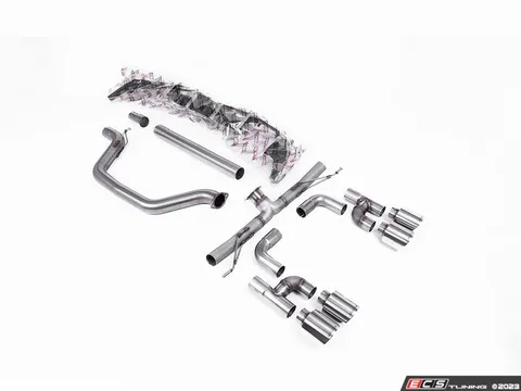 Milltek Sport Milltek Cat Back Exhaust System - Polished GT-115 Tips