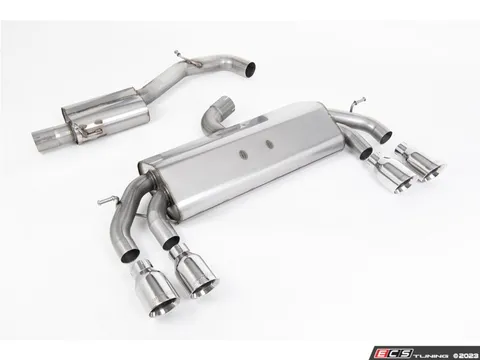 Milltek Sport Non-Valved & Resonated (Quieter) Cat-Back Race Exhaust Systems