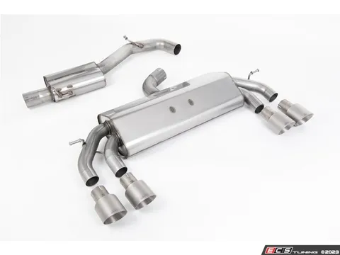 Milltek Sport Non-Valved & Resonated (Quieter) Cat-Back Race Exhaust Systems