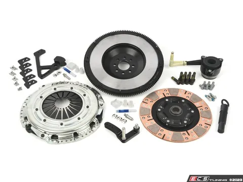 Doorbusters ECS Tuning Stage 3 Performance Clutch Kit With Street Weight Forged Steel Flywheel (25.45lbs) - With Adjustable Short Shifter Kit