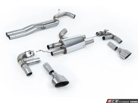 Milltek Sport 80mm Race Catback With Titanium Tips