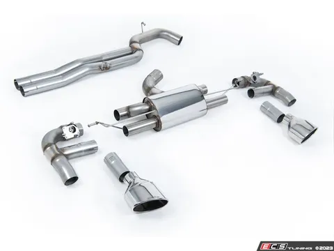 Milltek Sport 80mm Race Catback With Polished Tips