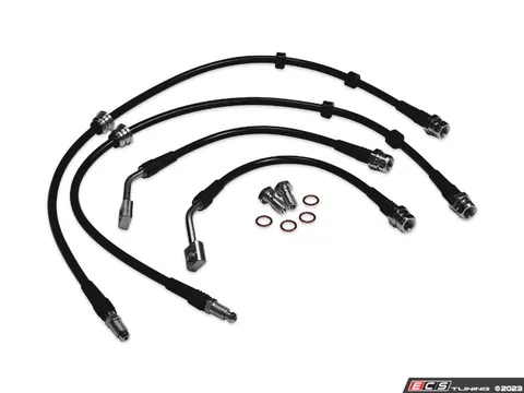 034Motorsport Front & Rear Stainless Steel Braided Brake Line Kit
