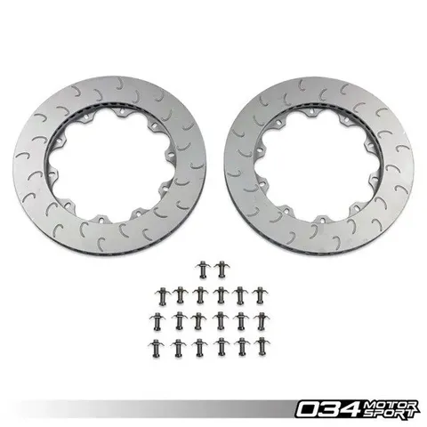 034Motorsport Replacement Rear Rotor Ring Set, F8X BMW M2 Competition/CS, M3/M4 C/CS, & M4 GTS