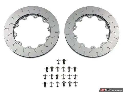 034Motorsport Replacement Front Rotor Ring Set - Mk8 Golf R & Audi 8Y S3