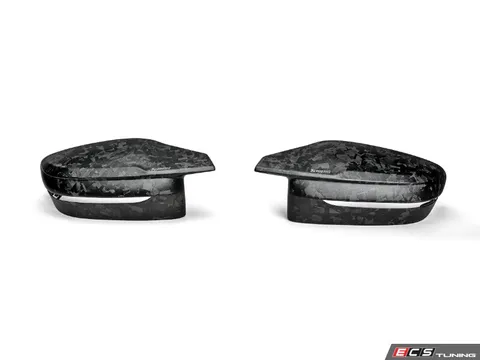 Akrapovic Chopped Carbon Fibre Mirror Cap Set - Matte