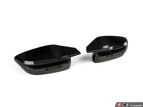 Akrapovic Carbon Fibre Mirror Cap Set - High Gloss