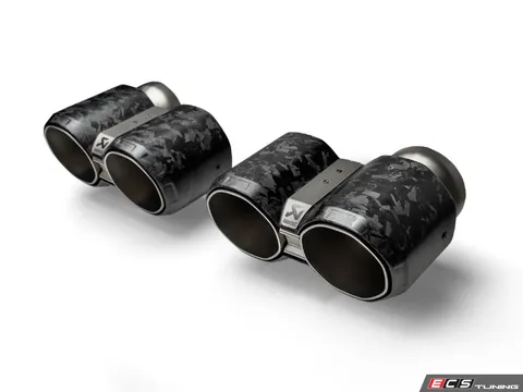 Akrapovic Tail Pipe Set Forge Carbon Fiber