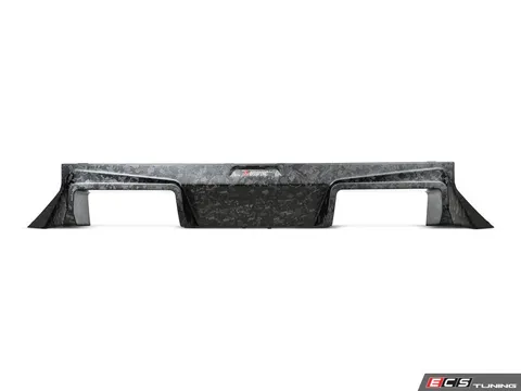 Akrapovic Rear Chopped Carbon Fibre Diffuser - Matte Finish