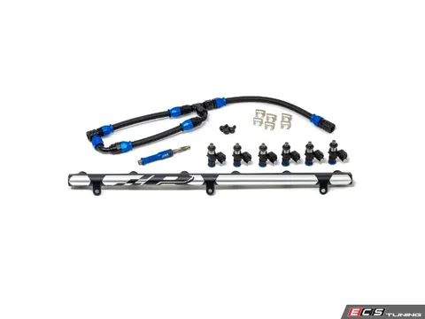 Precision Raceworks S58 Port Injection Kit - Silver Anodized - 750cc Injectors