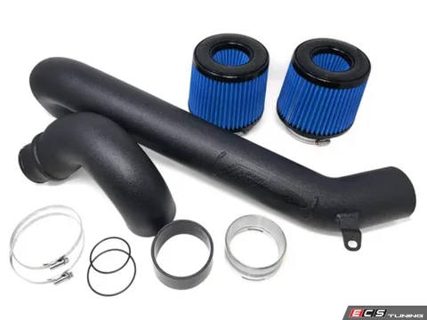 Burger Motorsports BMS Elite Performance Intake - Flat Black W/ Blue Filters
