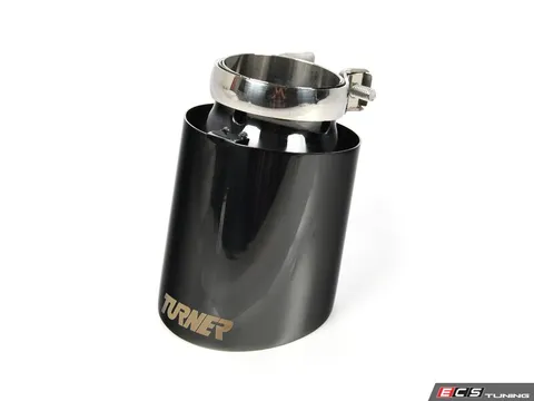 Turner Motorsport 4.0" Universal Black Chrome Swivel Exhaust Tip