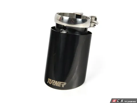 Turner Motorsport 3.5" Universal Black Chrome Swivel Exhaust Tip - Priced Each