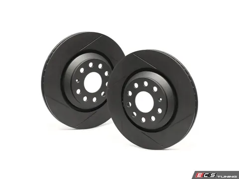 Neuspeed Rear 1-Piece Slotted Brake Rotors - Pair (310x22)