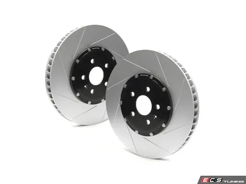 Neuspeed Front 2-Piece Full-Floating Slotted Brake Rotors - Pair (357x34)