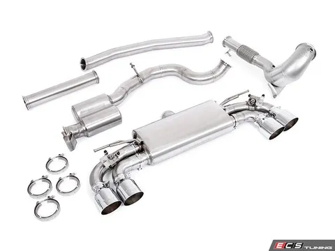 Unitronic Unitronic Performance Turbo-Back Exhaust System - Round Chrome Tips