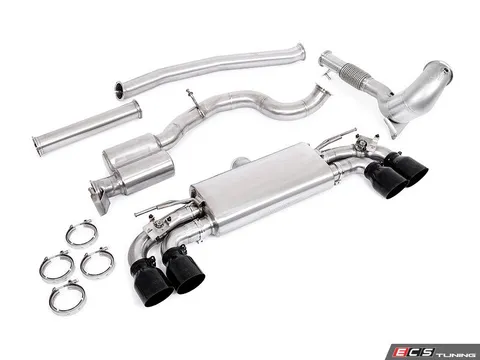 Unitronic Unitronic Performance Turbo-Back Exhaust System - Round Black Tips
