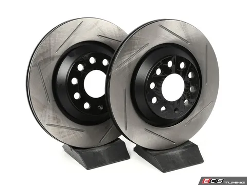Emmanuele Design Rear Slotted Brake Rotors - Pair (310x22)