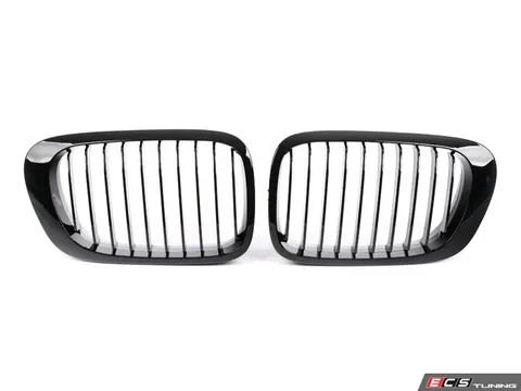 AUTOTECKNIC Gloss Black Front Grille - Set