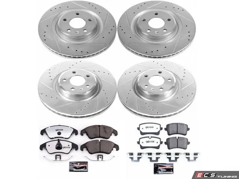 Power Stop Power Stop Z26 Street Warrior Front & Rear Brake Kit (345mm/330mm)