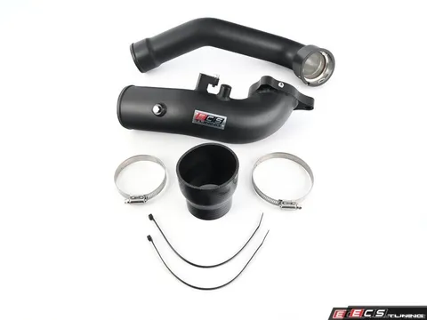 ECS B58 Charge Pipe Kit - Powdercoated Black