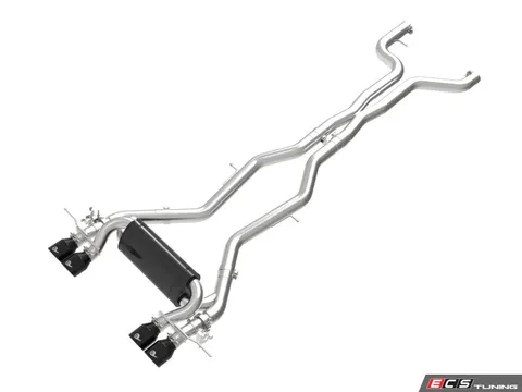 AFE MACH Force-Xp Cat-Back Exhaust - Quad Black Tips
