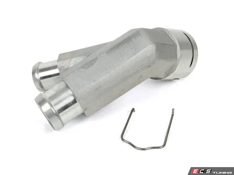 ECS Heavy-Duty Aluminum Thermostat Cooling Hose Adapter (5Q0122291DA)