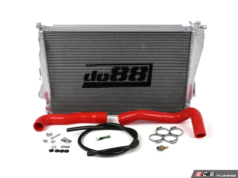 DO88 Aluminum Radiator - Red Hose - E46 M3