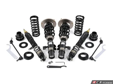BC Racing BR Series Coilover Suspension Kit - 3-Bolt Top Mounts