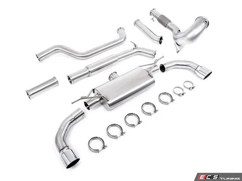 Unitronic Unitronic Performance Turbo-Back Exhaust System For MK8 GTI - Black Tips