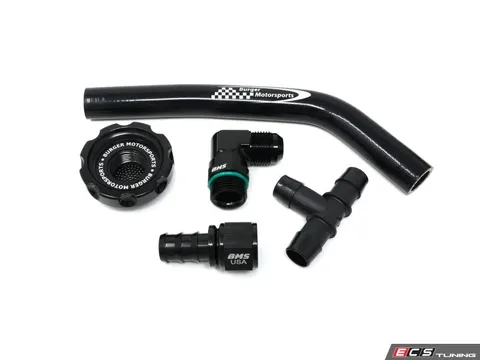 Burger Motorsports BMS Oil Catch Can Oil Filler Cap Dual Vent Connection Kit - Gen2 B58