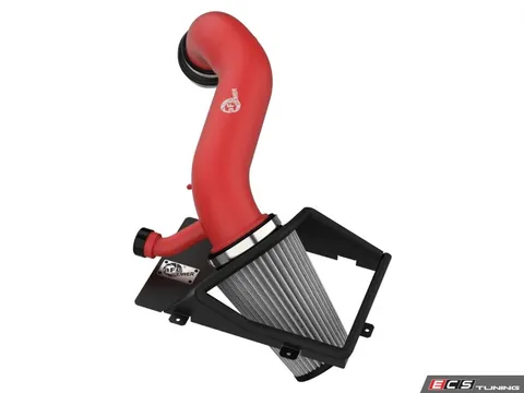 AFE Rapid Induction Red Edition Cold Air Intake System W/ Pro DRY S Filter