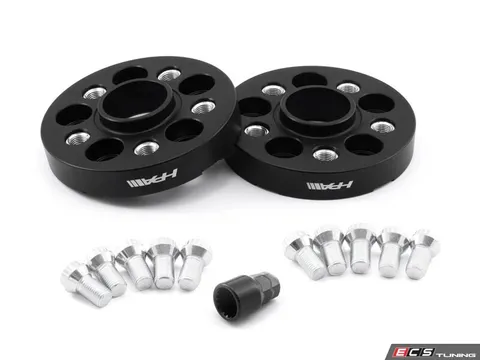 HPA Motorsports HPA Spacers - 25mm (1 Pair) Black