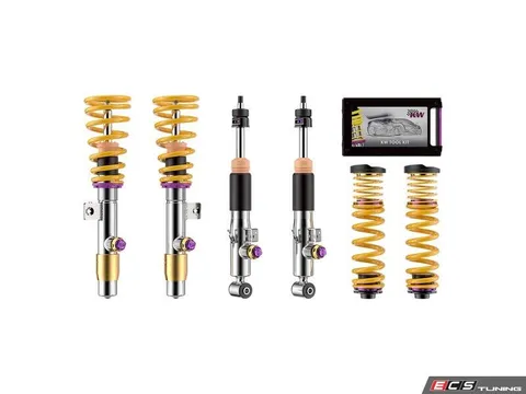 KW Suspension KW Coilover Kit V4 - 2022+ BMW M3 (G80) Sedan/ M4 (G82) Coupe AWD