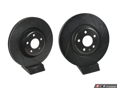 ECS Front V5 Slotted Brake Rotors - Pair (338x30)