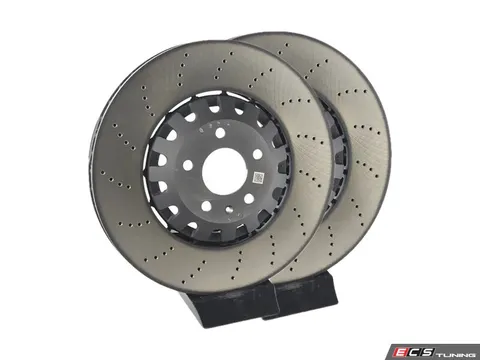 VNE Front Cross-Drilled Brake Rotors - Pair (375x35mm)