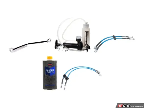 Assembled By ECS Turner Stainless Steel Brake Line Replacement Kit