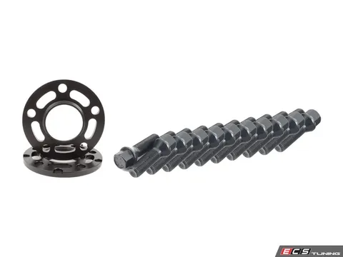 Turner Motorsport Turner Motorsport Black Wheel Spacer & Bolt Kit - 10mm (Pair)