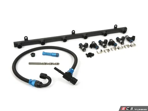 Precision Raceworks S58 Port Injection Kit - Black Anodized - 950cc Injectors