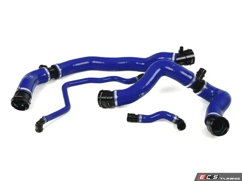 Vargas Turbo Technologies B58 Billet/Silicone Coolant Hose Kit - Blue