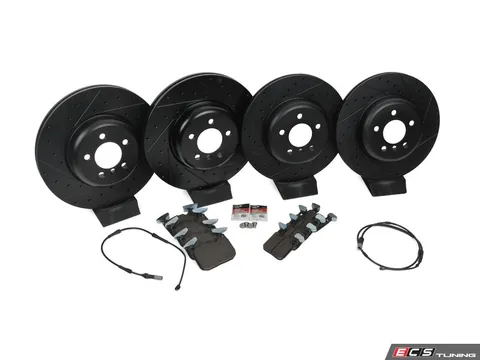 Assembled By ECS Front And Rear Performance Brake Service Kit