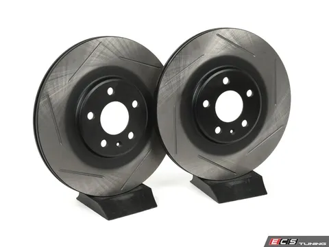 Emmanuele Design Rear Slotted Brake Rotors - Pair (330x22)