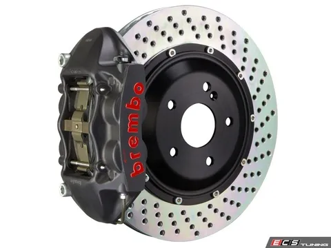 Brembo Brembo GT-s Drilled 4-Piston Cast Monobloc Calipers | 345x28mm (13.6'')