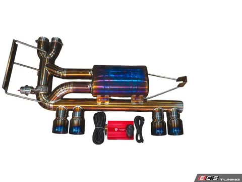 Valvetronic Designs Valved Sport Axle-Back Exhaust - Titanium
