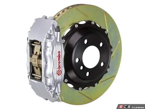 Brembo 01-06 M3 (E46), 06-08 Z4 M-Coupe/Roadster (E85, E86), Front, Slotted, Silver, 4 Piston, 355x32 2-Piece
